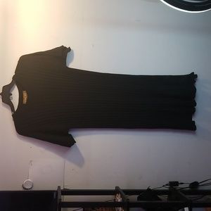 Women's black knit dress size med